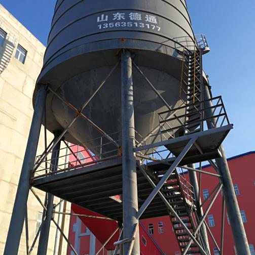 哈尔滨热电两座1000吨粉煤灰全钢焊接仓